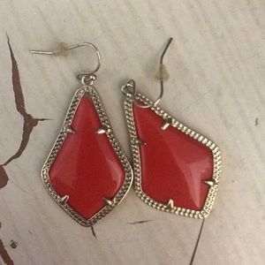 Kendra Scott Alex Red Earrings